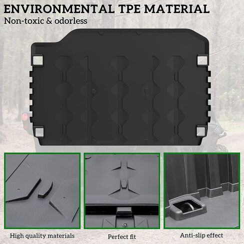 TPE Cargo Liner for Can-Am Commander 2021-2023, Rubber Rear Cargo Bed Mat All Weather Protector Slush Liner for Can-Am Commander Max 2021 2022 2023 Accessories in Saudi Arabia