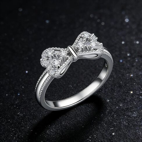 925 Sterling Silver Infinity Love Knot Ring for Women,Cubic Zirconia Promise Stackable Ring, Minimalist Wedding Band & Forever Jewelry Gift in Saudi Arabia