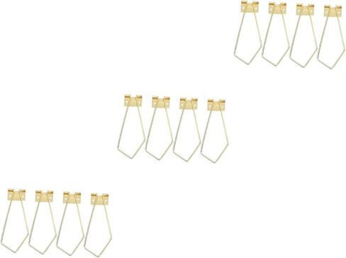 12pcs Imitation Gold Photo Frame Bracket Support for Picture Display Easy to Install Back Stand for Tabletop Use for Studios and Home Decor in Saudi Arabia