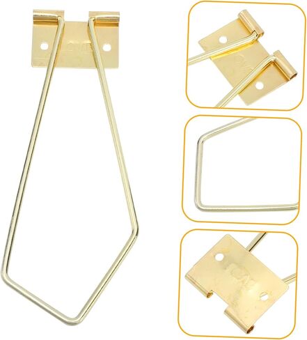 12pcs Imitation Gold Photo Frame Bracket Support for Picture Display Easy to Install Back Stand for Tabletop Use for Studios and Home Decor in Saudi Arabia