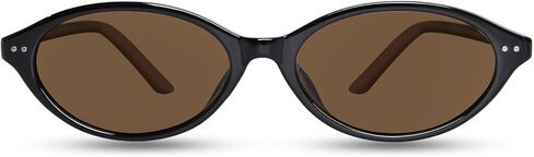 Polarized Sunglasses for Women, TR90 Vintage Oval Cat Eye Shape 90s Y2K Style, Lightweight with UV400 Protection in Saudi Arabia