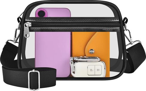 Oraben Clear Bag for Stadium Events Clear Crossbody Satchel Bag for Women Clear Purse Small Stadium Bag for Concerts Sports | Stadium Approved, Waterproof, Stylish, Sturdy in Kuwait