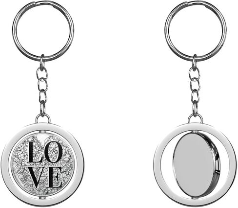 love Spinning Metal Key Chain Keychain in Saudi Arabia