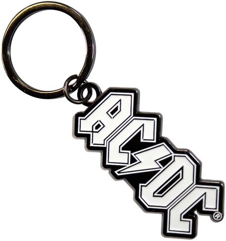 Rock Off Officially Licensed Products AC/DC Logo Mono Metal Key Chain in Saudi Arabia