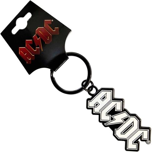 Rock Off Officially Licensed Products AC/DC Logo Mono Metal Key Chain in Saudi Arabia