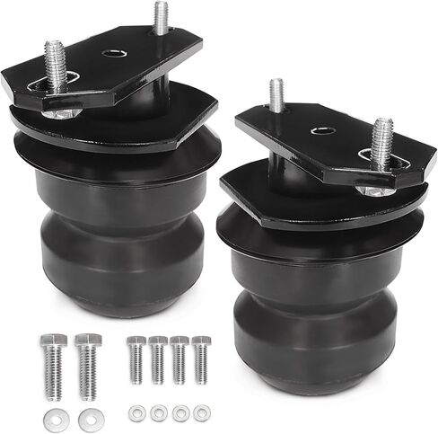 طقم تعليق وسادة مطاطية قطعتين لسيارة Toyota 4Runner وLand Cruiser 100/120 وGX460 GX470 LX470 وشاحنات بيك اب OEM استبدال ABSTORSEQ طقم نوابض مساعدة مطاطية خلفية للسيارة (7X1265) in Saudi Arabia