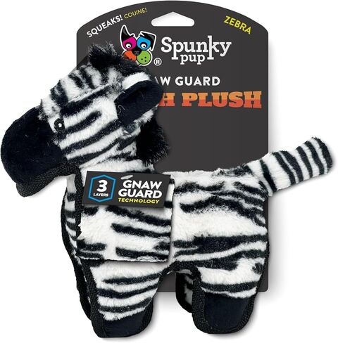 ألعاب شجاعة متينة من القطيفة للكلاب العدوانية - ألعاب مضغ متينة ثلاثية الطبقات للكلاب مع مصدر صرير - مثالية للكلاب المتوسطة والكبيرة - الفيل in Kuwait