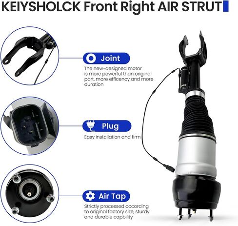 Front Right Air Strut Suspension Replacement for 13-18 ML250/350/400/500/550, GL350/450/GL500/GL550/GL63 AMG, OEM Replace Number A1663201413, A1663230400 in Saudi Arabia