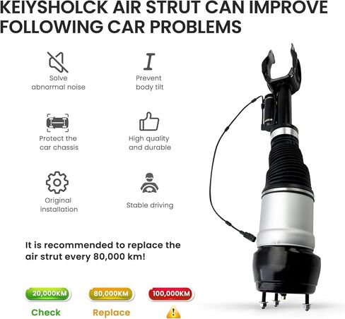 Front Right Air Strut Suspension Replacement for 13-18 ML250/350/400/500/550, GL350/450/GL500/GL550/GL63 AMG, OEM Replace Number A1663201413, A1663230400 in Saudi Arabia