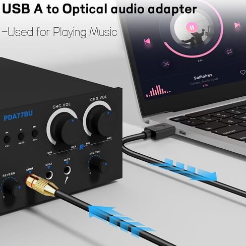 كابل USB C إلى ثنائي 6.35 مم 1/4 بوصة مقسم ستيريو Y، سلك صوت 6FT من النوع C إلى مزدوج 6.35 مم 1/4 بوصة TS لسلسلة iPhone 15، والكمبيوتر اللوحي، والهاتف الذكي، ومضخم وصلة الكمبيوتر المحمول، ومكبر الصوت، in Kuwait