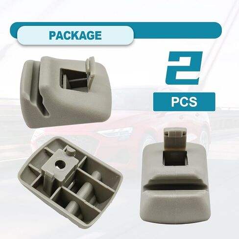 2 PCS Gray Sun Visor Retainer Clips - YS4Z - 5404132 - AAA, Perfect Fit for Ford Focus (2000-2004) in Saudi Arabia