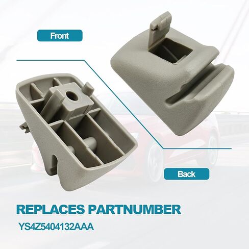 2 PCS Gray Sun Visor Retainer Clips - YS4Z - 5404132 - AAA, Perfect Fit for Ford Focus (2000-2004) in Saudi Arabia