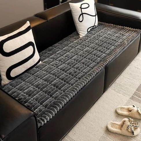 Pawcart Couch Cover, Paw Lounge Plush Pet Couch Cover, Non-Slip Couch Covers for Dogs Cats Kids and Living Room Decor (Coffee Milk*A,80 X 160cm) in Saudi Arabia