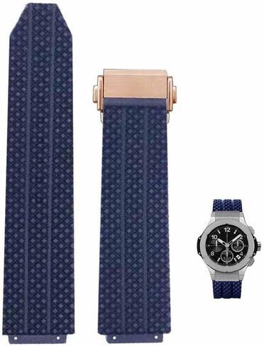 حزام ساعة مطاطي لإكسسوارات إبزيم متقلب HUBLOT Big Bang in Kuwait