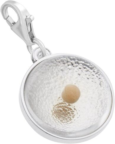 Mustard Seed Charm with Lobster Claw Clasp, Charms for Bracelets and Necklaces in Saudi Arabia
