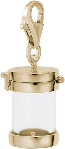 Capsule Charm with Lobster Claw Clasp, Charms for Bracelets and Necklaces in Saudi Arabia