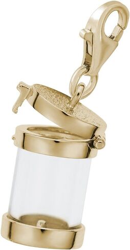 Capsule Charm with Lobster Claw Clasp, Charms for Bracelets and Necklaces in Saudi Arabia