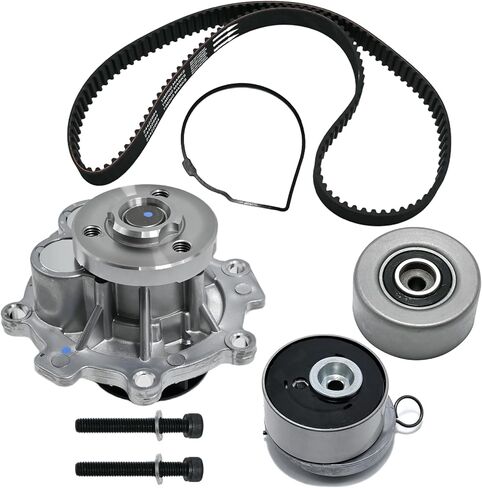 طقم حزام توقيت المحرك مع مضخة مياه، متوافق مع 2010-2016 Chevy Cruze Sonic Aveo Aveo5 Pontiac G3 Saturn Astra 1.6L 1.8L OE# TCKWP338 24422964 in Kuwait