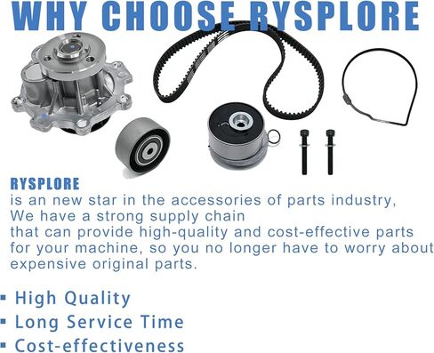 طقم حزام توقيت المحرك مع مضخة مياه، متوافق مع 2010-2016 Chevy Cruze Sonic Aveo Aveo5 Pontiac G3 Saturn Astra 1.6L 1.8L OE# TCKWP338 24422964 in Kuwait