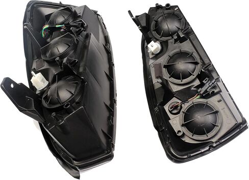 OE Style 2pcs Headlight Assembly Set For 2004 2005 2006 2007 Chevy Malibu LT LS SS Sedan/Malibu Maxx Hatchback/For 2008 Malibu Classic Replacement Headlamps Passenger Driver Chrome Housing Clear Lens in Saudi Arabia