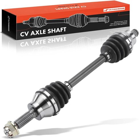 A-Premium Pair (2) Front CV Axle Shaft Assembly Compatible with Polaris Hawkeye 300 2006-2007, Sportsman 300 2008-2010, Sportsman 400 4x4 HO 2008-2010, Driver and Passenger Side, Replace# 1332340 in Kuwait