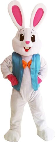 Bunny Mascot Costume Bunny Costume Adult Easter Costume Bunny suit Halloween Fancy Dress in Saudi Arabia