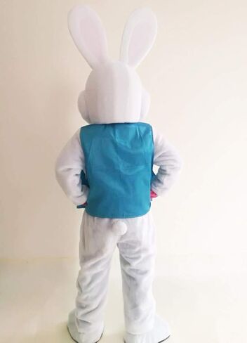 Bunny Mascot Costume Bunny Costume Adult Easter Costume Bunny suit Halloween Fancy Dress in Saudi Arabia