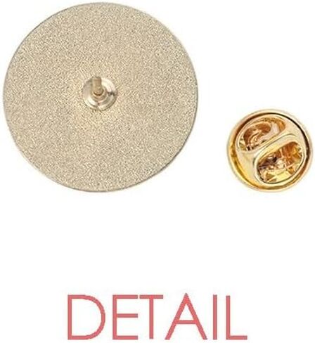 وارسو بولندا معلم الحبر مدينة جولة معدنية ذهبية دبوس بروش كليب in Kuwait