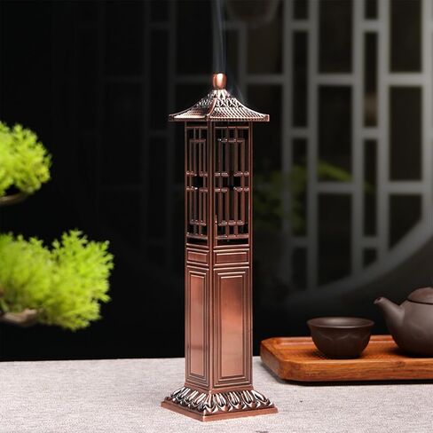 Pavilion Incense Burner Chinese Style Incense Holder Home Indoor Creative Fragrance Ornaments in Saudi Arabia