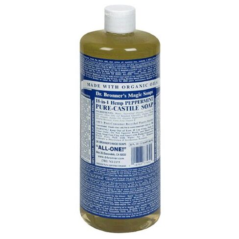 Dr. Bronner's - Pure-Castile Liquid Soap Variety Pack - Almond, Lavender, Baby Unscented, & Peppermint, Made w/Organic Oils, 18-in-1 Uses: Face, Body, Hair, Laundry, Pets, Dishes, Etc. (16oz, 4-Pack) in Saudi Arabia