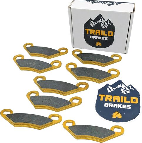 Polaris Sportsman X2/Touring 500/700/800 ATP 330/500 2004-2009 Ceramic Brake Pad Set Front & Rear in Saudi Arabia