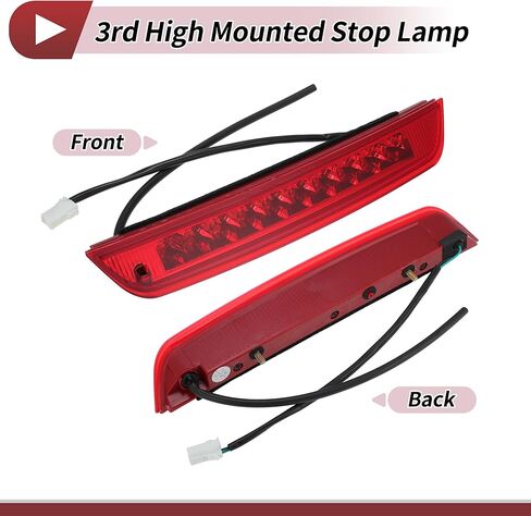 LED Third Brake Light with Harness for Hyundai Tucson 2011-2014 927002S000 Red 3rd High Mounted Stop Lamp for Hyundai Ix35 2011-2015 Rear Center High Level Brake Light 92700-2S000 in Saudi Arabia