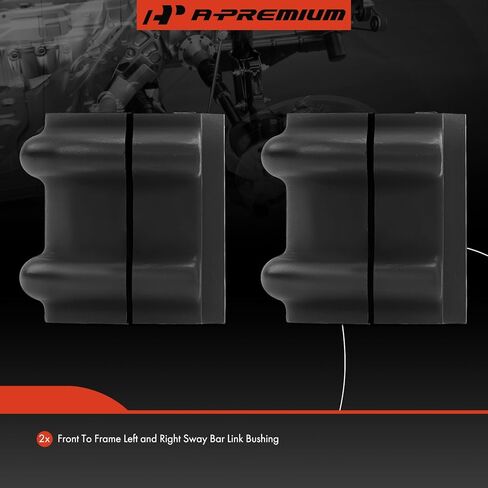 A-Premium 2 x Front To Frame Sway Bar Bushing Kit, Compatible with Hyundai Sonata 2008-2010, Azera 2011-2016, Veracruz 2007-2012 in Saudi Arabia