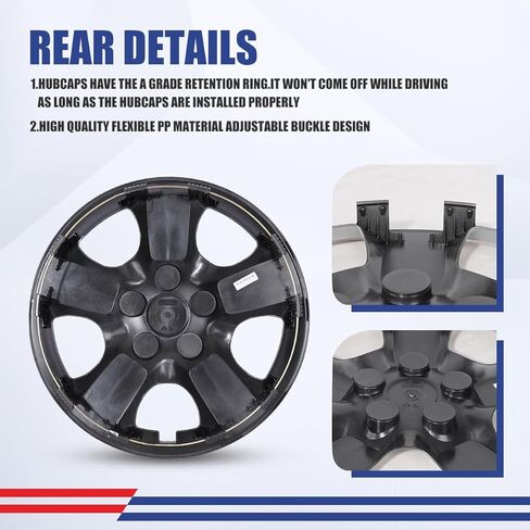 NIXON OFFROAD 16 Inch Wheel Cover for 2008-2015 Nissan Rogue&2014-2015 for Nissan Rogue Select 16 inch Sliver hubcaps pp Material Sliver hubcaps（no Decorative Screws） in Saudi Arabia
