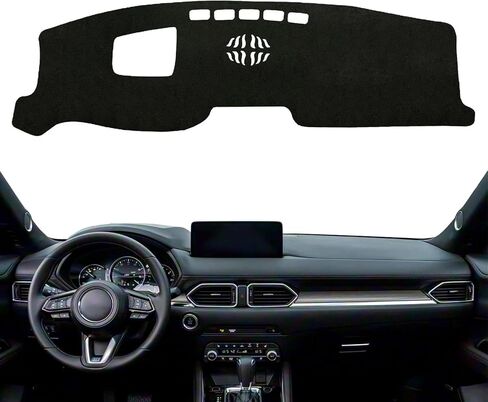 Fit for Mazda CX-5 2017-2025 Dashboard Cover Pad,Dash Cover Mat,Custom Faux Suede/Non-Slip/Black line in Saudi Arabia