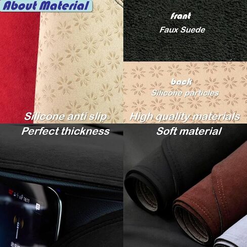 Fit for Mazda CX-5 2017-2025 Dashboard Cover Pad,Dash Cover Mat,Custom Faux Suede/Non-Slip/Black line in Saudi Arabia