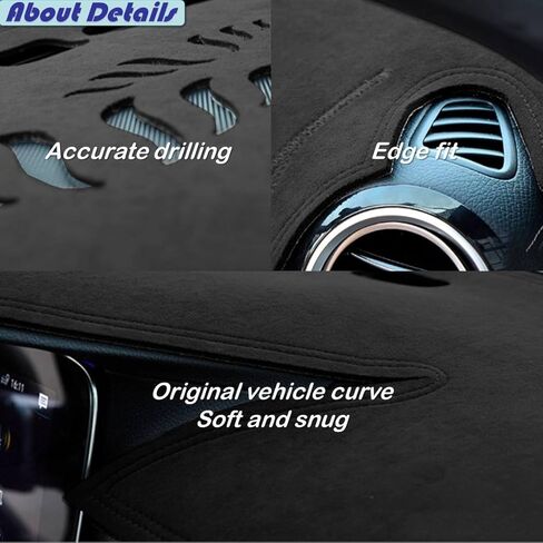Fit for Mazda CX-5 2017-2025 Dashboard Cover Pad,Dash Cover Mat,Custom Faux Suede/Non-Slip/Black line in Saudi Arabia
