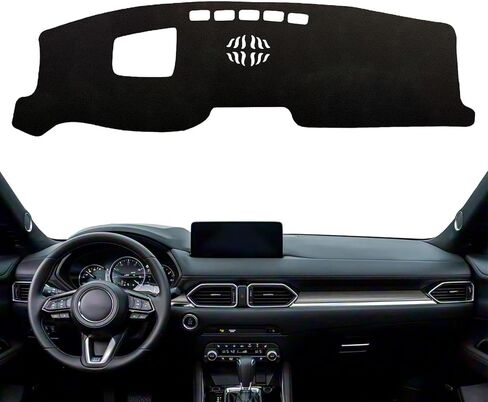 Fit for Mazda CX-5 2017-2025 Dashboard Cover Pad,Dash Cover Mat,Custom Faux Suede/Non-Slip/Black line in Saudi Arabia