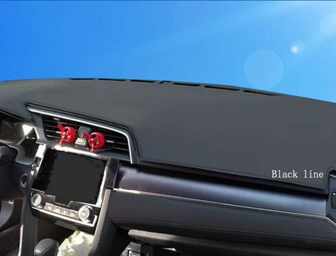 1 قطعة أغطية داش جلدية غير قابلة للانزلاق غطاء لوحة القيادة داش حصيرة لوحة القيادة حصيرة داش السجاد أسود اللون مخصص مناسب لفورد فيوجن 2013 2014 2015 2016 2017 2018 2019 2020 2021 in Kuwait