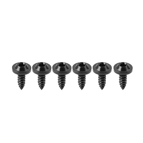 Cnthan7 6pcs M5*15mm Titanium Alloy Bolts Self Tapping Tapper Screws Fastener Modified Truss Torx Head Black for BMW for Harley for Honda for Ducati in Saudi Arabia