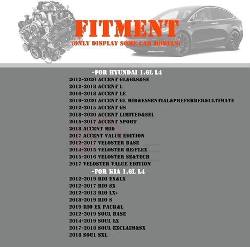 حزمة ملف الإشعال UF652 273012B100 وشمعات الإشعال إيريديوم 93815 مجموعة من 4 قطع تناسب Hyundai Accent 2012-2020، Veloster 2012-2017 Kia Rio Soul 2012-2019 1.6L L4 in Saudi Arabia