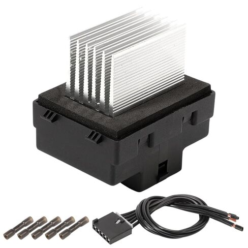 HVAC Fan Blower Motor Resistor with Connector Wire Harness Fits Fusion 2006-2012, MKZ 2007-2012, Zephyr 2006, Milan 2006-2011 Replace 12167129 973-057 8E5Z19E624A in Saudi Arabia