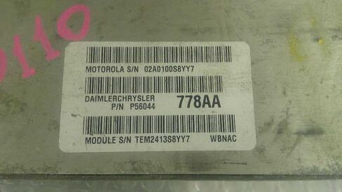 Engine ECM Control Module 4.7L Fits 04 Compatible with Grand Cherokee 56044778AA P56044778AA in Saudi Arabia