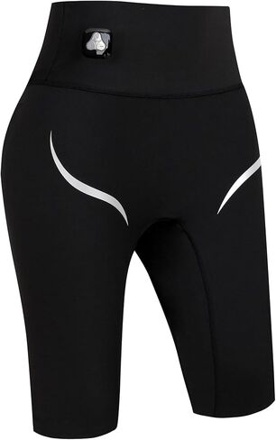 Women's 8" Biker Shorts High Waist Yoga Workout Gym Running Volleyball Spandex Shorts in Saudi Arabia