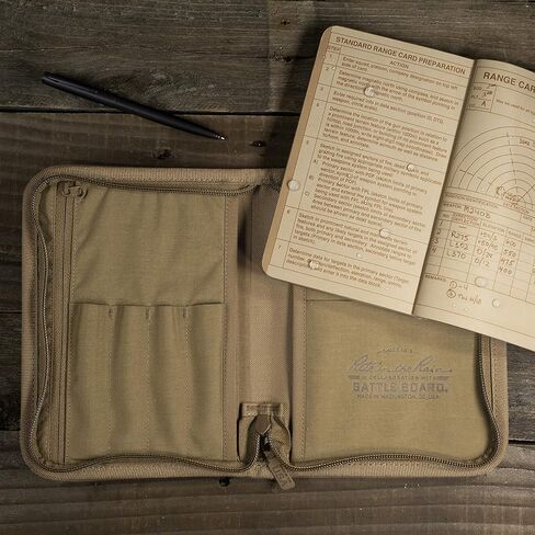 Rite in the Rain Weatherproof Battle Board Tactical Field Kit: Tan Cordura® Fabric Cover, 4.625" x 7.25" Tan Tactical Notebook, and Weatherproof Pen (No. BB980T-KITL) in Saudi Arabia