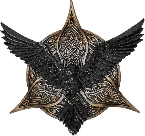 Pacific Giftware Raven Incense Burner Decorative Celtic Knotwork Design with Resin Wings and Intricate Details Ideal for Aromatherapy and Home Decor 5.71" Long in Saudi Arabia