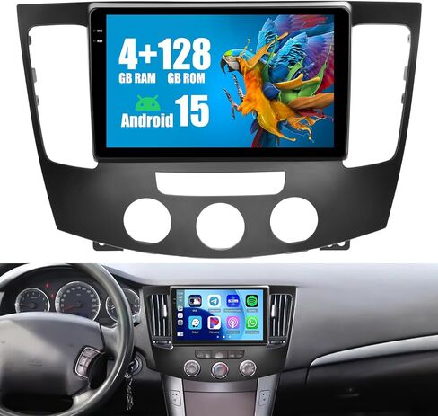 شاشة Roinvou 2+64G Android 9 بوصة تعمل باللمس لسيارة Hyundai Sonata 2009-2010 (مكيف الهواء اليدوي) مع CarPlay اللاسلكي Android Auto WiFi Bluetooth GPS Navigation FM RDS Radio Backup Camera in Saudi Arabia