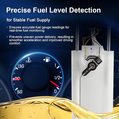 OGATOO Electric Fuel Pump Assembly Compatible with Jeep Wrangler TJ 1997 1998 1999 2000 2001 2002 2.5L 4.0L L4 L6, Replace 4897755AB P75045M SP7115M E7115MN in Saudi Arabia