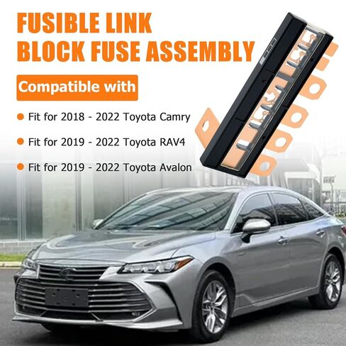 Fusible Link Block Fuse Assembly Fit for 2018-2022 Toyota Camry for 2019-2022 Avalon for 2019-2022 RAV4 Replace Part Number 8262033130 82620-33130 in Saudi Arabia