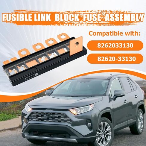 Fusible Link Block Fuse Assembly Fit for 2018-2022 Toyota Camry for 2019-2022 Avalon for 2019-2022 RAV4 Replace Part Number 8262033130 82620-33130 in Saudi Arabia